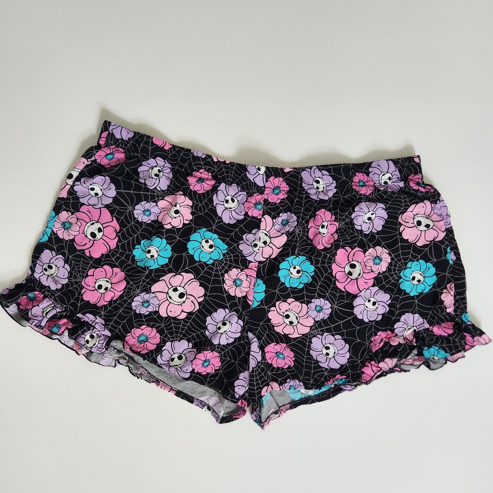 Disney Nightmare Before Christmas Pajama Shorts Women's Plus Size 3X